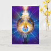 Carte Portail 2016 de flamme de V061 Azul (Fleur jaune)