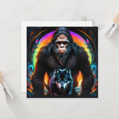 Carte Portail de Bigfoot et Loup (Devant/Arrière en situation)