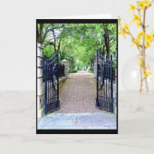 Carte porte (Fleur jaune)