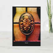 Carte Porte à fleurs (Dos)