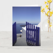 Carte Porte bleue (Fleur jaune)