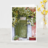 Carte Porte cachée (Fleur jaune)