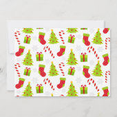 Carte Porte-carte-cadeau traditionnel en forme de sapin (Dos)