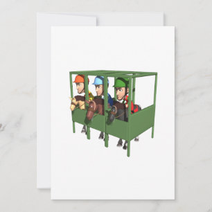 Carte Porte de course à cheval