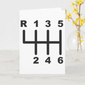 Carte Porte de décalage de 6 vitesses (Fleur jaune)