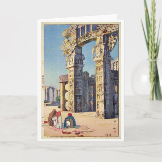 Carte Porte de la Stupa de Sanchi, Hiroshi Yoshida (Devant)