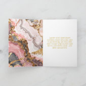 Carte Porte de marbre rose, gris et or (Intérieur)