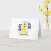 Carte Porte d'entrée de Beach House (Fleur jaune)