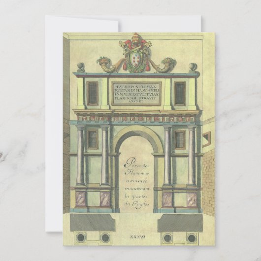 Carte Porte d'entrée d'église ancienne Architecture de l (Devant)