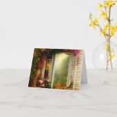 Carte Porte du jardin de roses (Fleur jaune)
