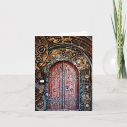 Carte Porte gothique Steampunk (Devant)