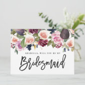 Carte Porte-mère rose, bordeaux et figues (Debout devant)