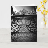 Carte Porte noire (Fleur jaune)