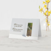 Carte Porte ouverte (Fleur jaune)