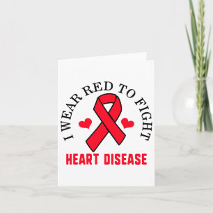 Carte Porter Jour rouge Lutter contre les maladies cardi