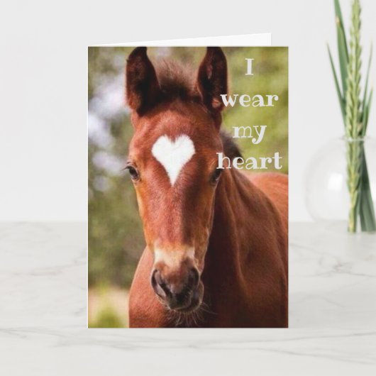 CARTE PORTER MON "AMOUR" À "TOUS" DE VOIR (Devant)