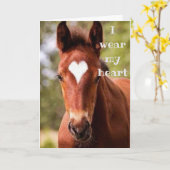 CARTE PORTER MON "AMOUR" À "TOUS" DE VOIR (Fleur jaune)