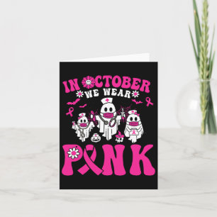 Carte Porter Pink Breast Cancer Guerrier Ghost Paramedic