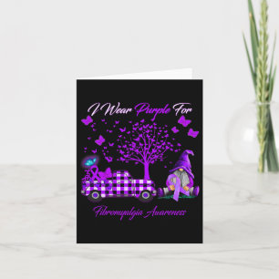 Carte Porter Violet Pour Les Cadeaux De Sensibilisation