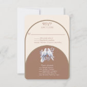 Carte Portes Anneaux Mocha Mousse clair Taupe Beige Arch (Devant)