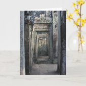 Carte portes d'angkor (Fleur jaune)