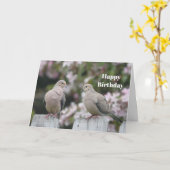 Carte Portes en deuil Photo Anniversaire (Fleur jaune)