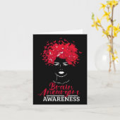 Carte Porteur de soutien à la chirurgie cérébrale et à l (Fleur jaune)