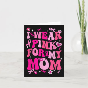 Carte Portez Le Rose Pour Ma Mère Soutien De Sensibilisa