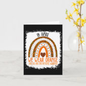 Carte Portez Orange Perte de membre et différence de mem (Fleur jaune)