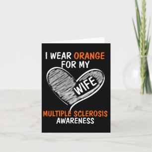 Carte Portez Orange Pour Ma Femme Ms Awareness