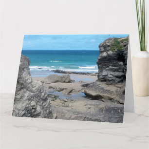 Carte Porth Beach Newquay Cornwall Photographie