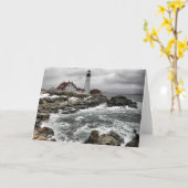 Carte Portlandhead Lighthouse (Fleur jaune)