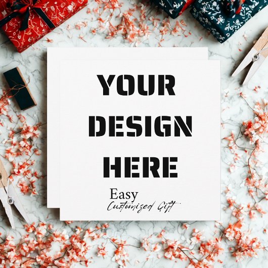 Carte Portrait 5,25 pouces x 5,25 pouces