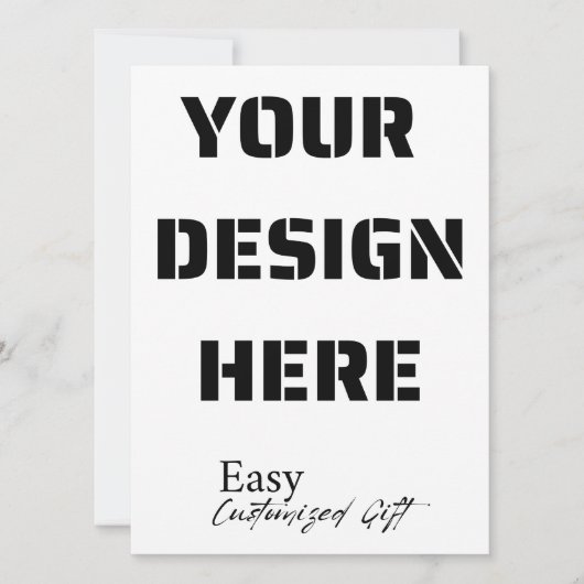 Carte Portrait 5,5 pouces x 7,5 pouces (Devant)