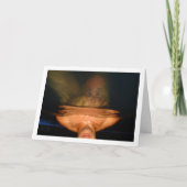 Carte Portrait Abstrait de l'homme dans la piscine (Devant)