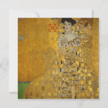 Carte Portrait d'Adele Bloch-Bauer I par Gustav Klimt<br><div class="desc">Portrait d'Adele Bloch-Bauer I (1903-1907) par Gustav Klimt est un vintage portrait de l'époque victorienne Symbolisme d'art. Portrait d'Adele Bloch-Bauer I est aussi connu comme La Dame en Or ou la Femme en Or. Le portrait montre Adele Bloch-Bauer assis sur une chaise dorée devant un arrière - plan étoilé doré....</div>