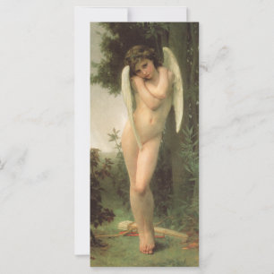 Carte Portrait d'ange Cupid (Cupidon) par Bouguereau
