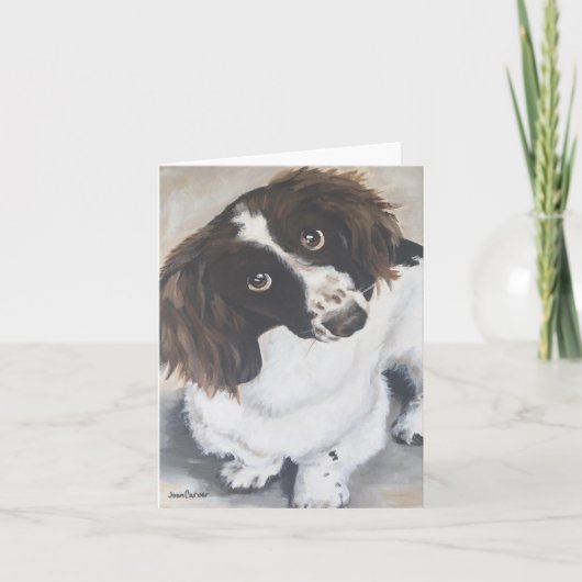 Carte Portrait d'animal familier - Otis (Devant)