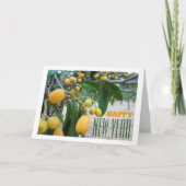 Carte Portrait d'arbre de néflier du Japon (Devant)