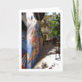 Carte Portrait d'art de la rue valencienne, Espagne (Devant)