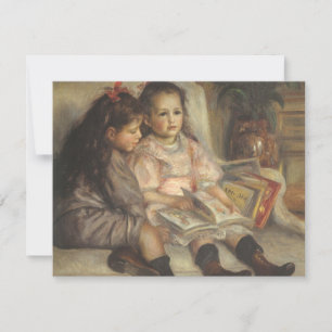 Carte Portrait de Caillebotte Enfants par Pierre Renoir