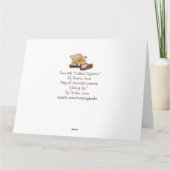 Carte portrait de chien de chien de puppy golden (Dos)