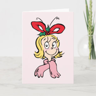 Carte Portrait de Cindy Lou Who douce