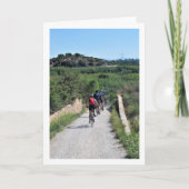 Carte Portrait de cycliste de Vilamarxant, Valence, Espa (Devant)