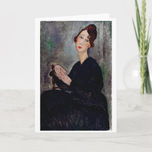 Carte Portrait de Dedie, Modigliani