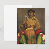 Carte Portrait de Dieguito Roybal par Robert Henri (Devant / Derrière)