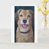 Carte Portrait de Engué Peinture par Alfred Fox (Fleur jaune)