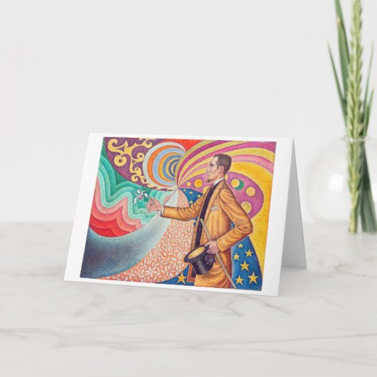 Carte Portrait de Felix Feneon, Signac (Devant)