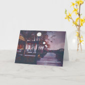 Carte Portrait de Freedom, Ellis Island, USA Greeting Ca (Fleur jaune)