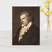 Carte Portrait de Friedrich Schiller (Fleur jaune)